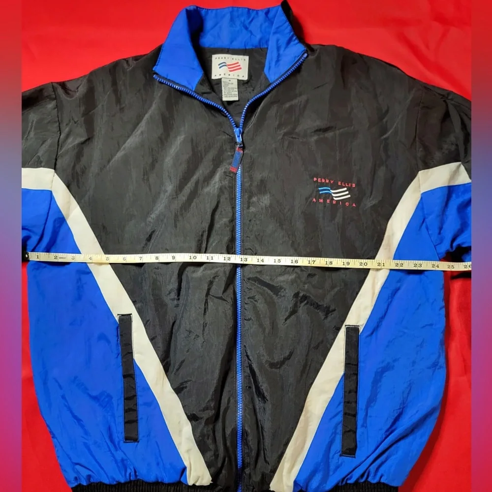 Perry Ellis Zip Up Nylon Jacket - Picture 5 of 6